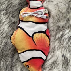 Flopping clownfish Cat Toy, Rechargeable 