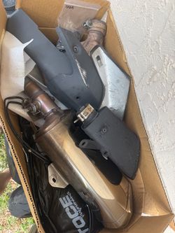 Stock Exhaust Kawi 636 and Suzuki GSXS-1000