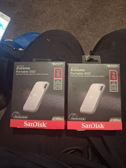 2TB SanDisk extreme portable SSD