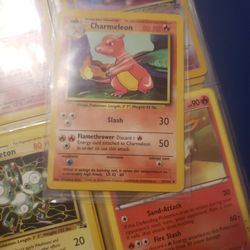 Charmeleon 1995 Extremely Rare Pokemon Card