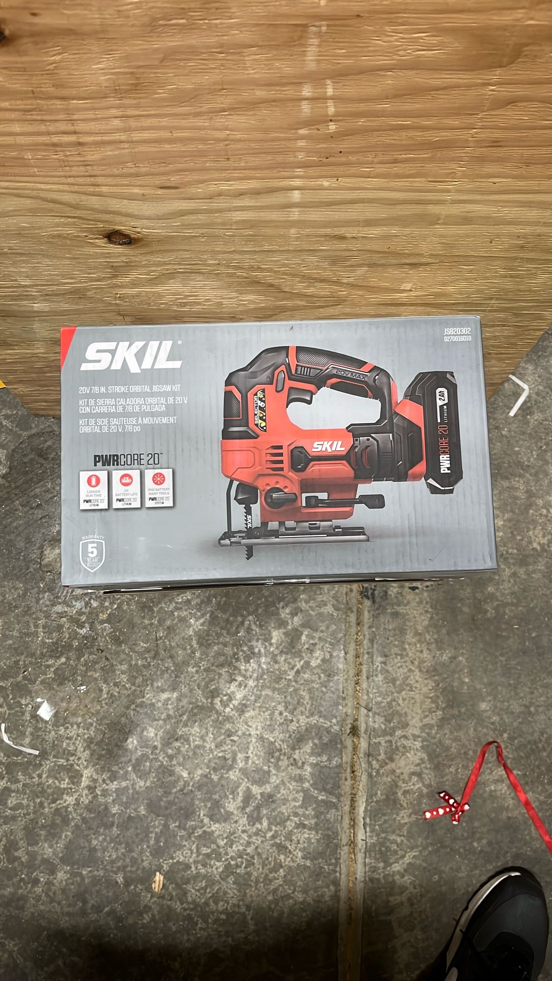 Skil 20V Cordless Jigsaw Kit With Battery Charger