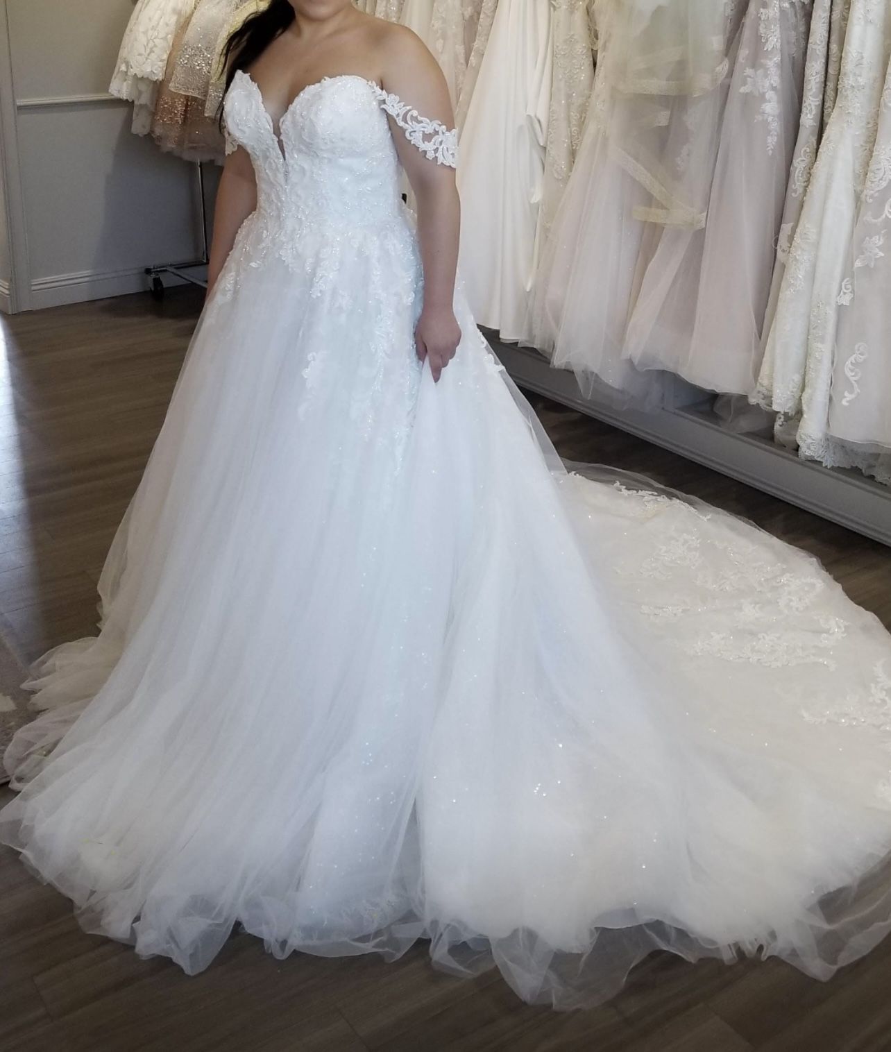 Wedding Dress + Veil - Martina Liana Size 12