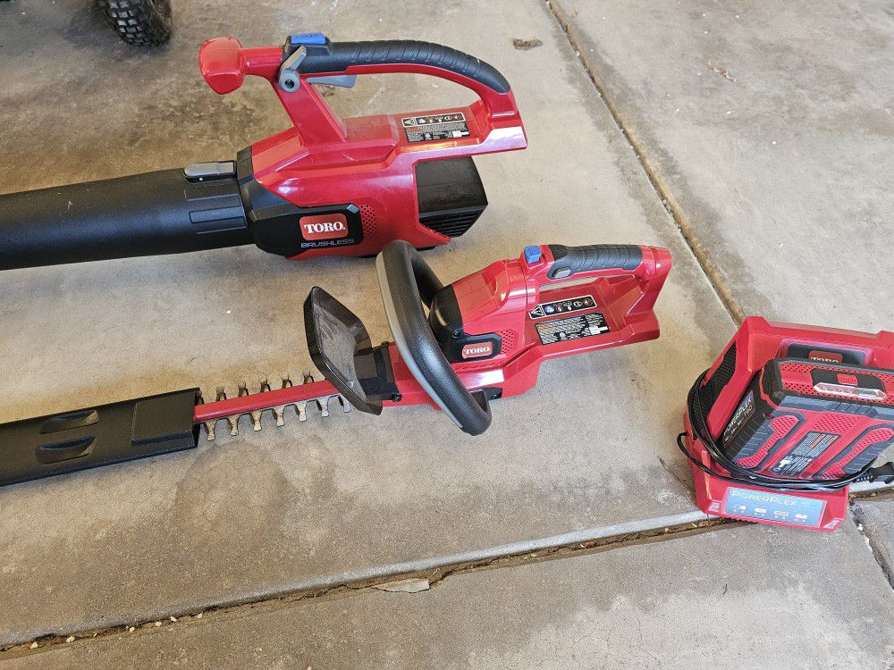 Toro Electric Leaf Blower And Hedger
