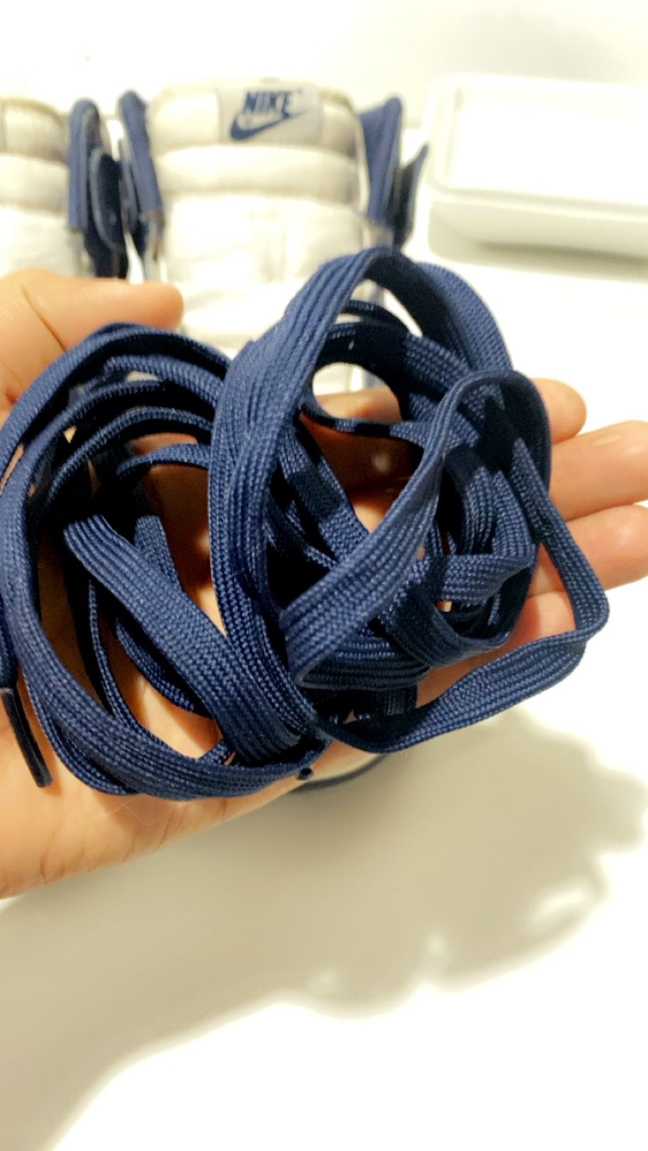 Navy Blue High Dunks