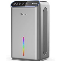 Dehumidifier for Basement (85 OZ, 800 sq ft) Quiet Dehumidifiers for Home, Auto Shut-Off, Sleep Mode, 3 Gear Timer(8H,16H,24H), Small Dehumidifier for