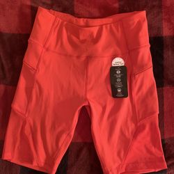 Valentines Red Workout Shorts