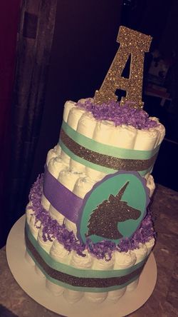 Unicorn Diaper Cake