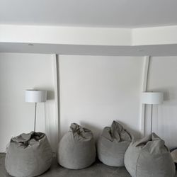 Set of 5 XXL Bean Bag Chairs – New – $500