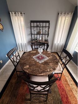 matching bar and dining set