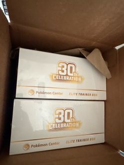 Cash only Pokemon Center 30th anniversary ETB