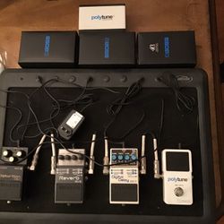 Guitar Pedals And Board