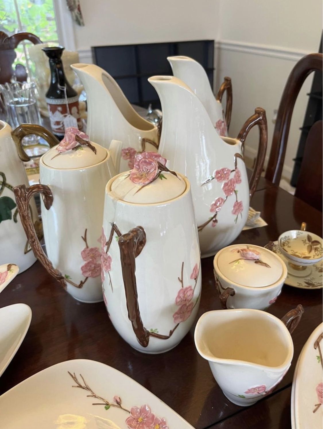 Metlox Peach Blossom by Poppytrail 1950s Vintage Set Dishes
