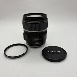 Canon EF-S 17-85mm f/4-5.6 IS USM Zoom Lens + Hoya UV Filter for DSLR EOS