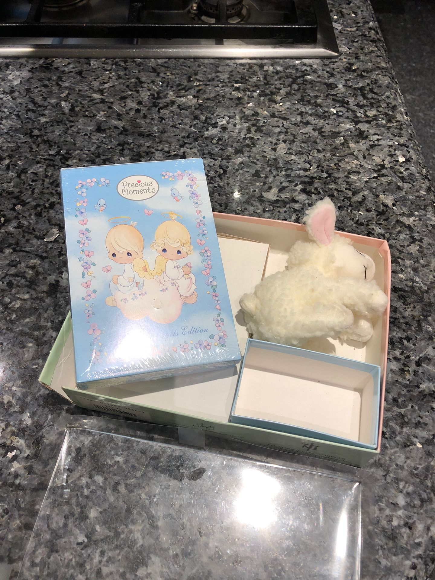 Precious moments angel Bible (new) with Lamb