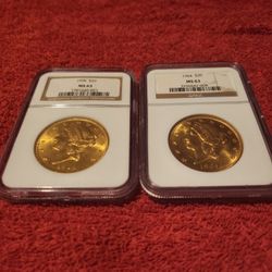 20DLL DOUBLE EAGLE $6000 EACH 