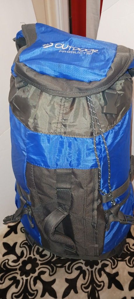 HIKING BACKPACK BLUE.....NEW