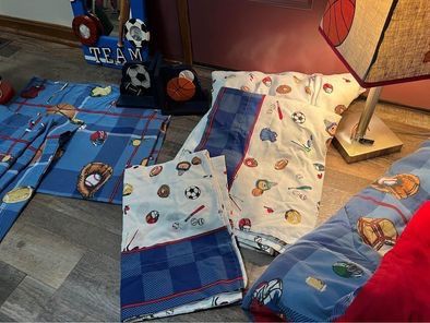 Twin Sports Bedding Set