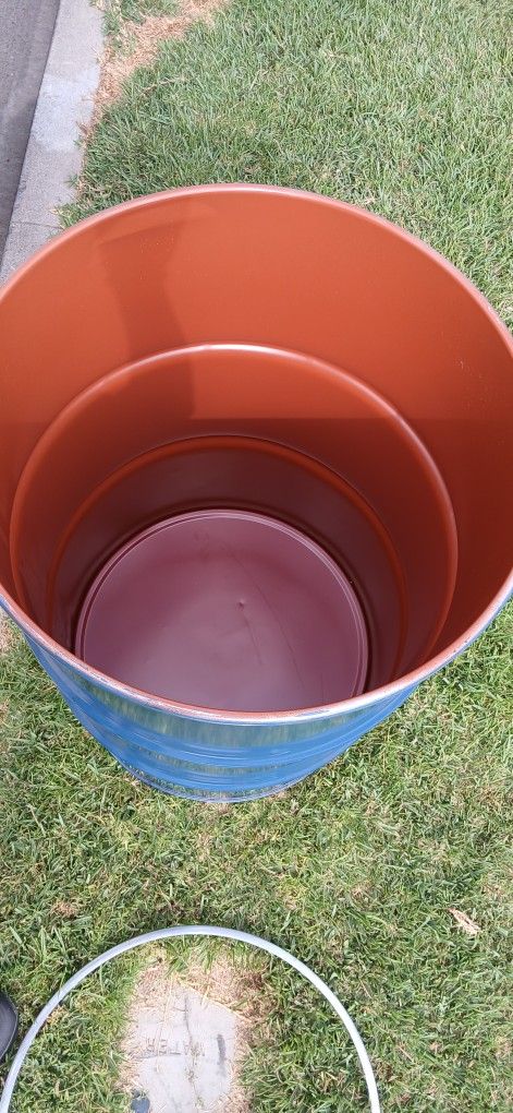 55 Gallon Steel Drums Open Top With Lid And Ring For Sale $30 In Compton Rancho Dominguez CA