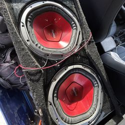 Two 12” Sony Xplode Subwoofers With Ported Box 