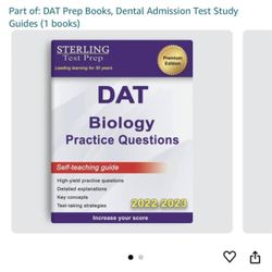 2023-24 Sterling Test Prep DAT - Biology Practice Questions 