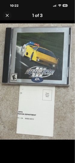 Vintage Need for Speed III Hot Pursuit PC CD-ROM computer game EA 1998
