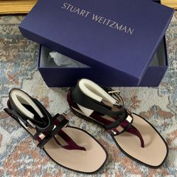 Brand New In Box Stuart Weitzman Estrella Sandals US 9
