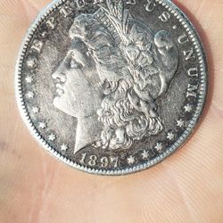1897 Silver Morgan Dollar 
