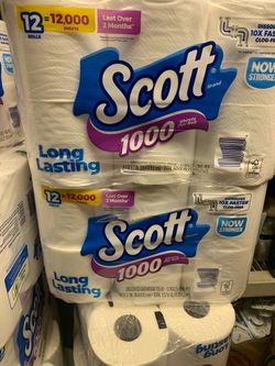 Scott toilet paper & viva paper towels ($10 each pack)