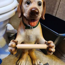 Dog Toilet Paper Holder