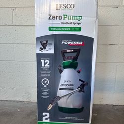 NEW LESCO 7.2V Elite Zero Pump 2-Gallon Battery Powered Sprayer