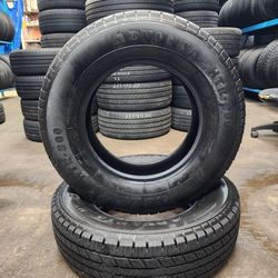 🔥 (2) LT 225 75 16 Advanta Tires