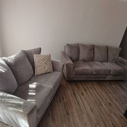 Ashley Couch And Loveseat Like New 1 Year Old