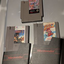 NES Games Super Mario 2 Cabal And Wizards And Warriors