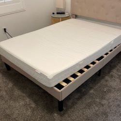 Full Size Bed Basically Brand New With Frame And Mattress