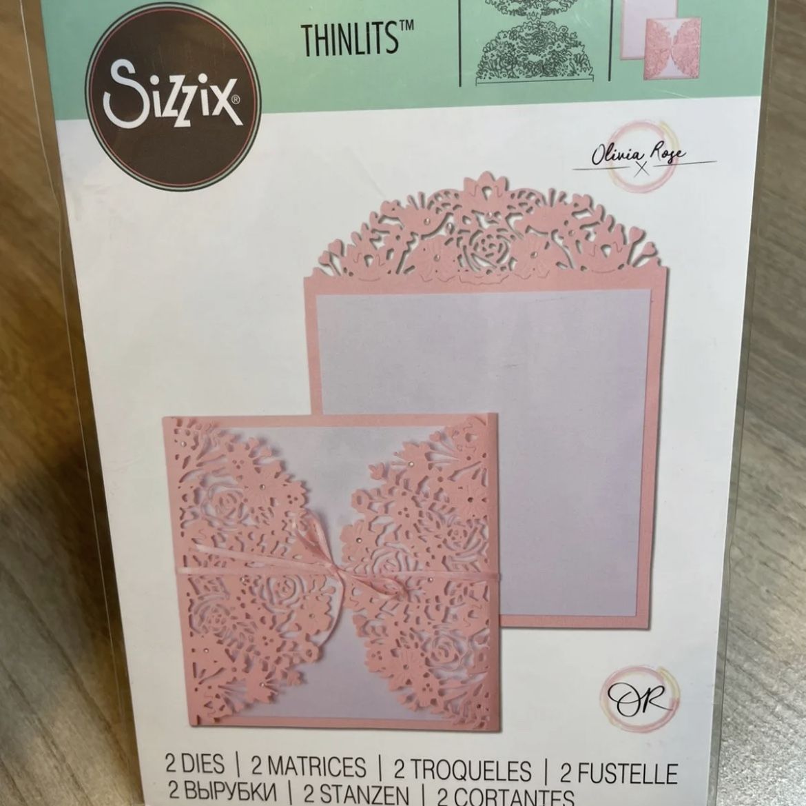 Sizzix 663373 Floral Edges Thinlits Die Set