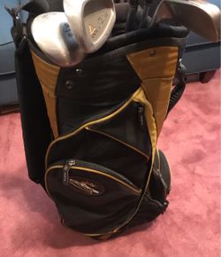 Right Handed Titleist DCI Irons and Cobra Cart Bag