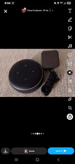 Amazon Echo Dot with Power Adapter