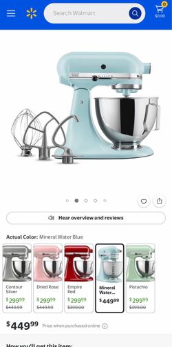 Light blue artisan kitchen aid
