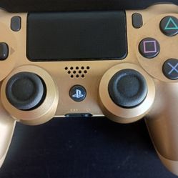 Gold Sony  PlayStation 4 wireless controller 