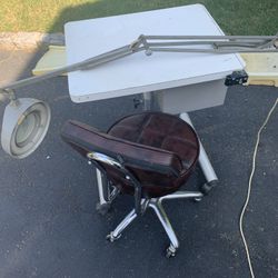 Chair With Desk Table 