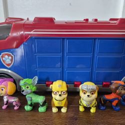 Paw Patrol Mission Cruiser Truck Vehicle RV + 7 Figurines 