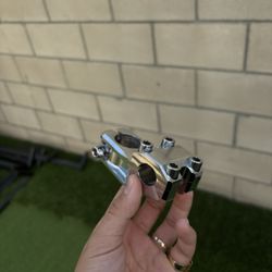 chrome throne bike stem 