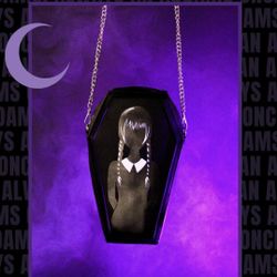 Wednesday Addams Coffin Purse Bag By Cakeworthy- Black