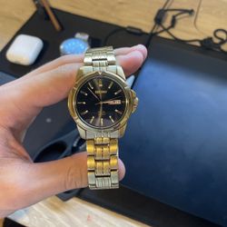 Gold Seiko Solar Watch