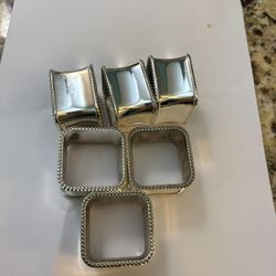 Silver Plated Napkin Rings 
