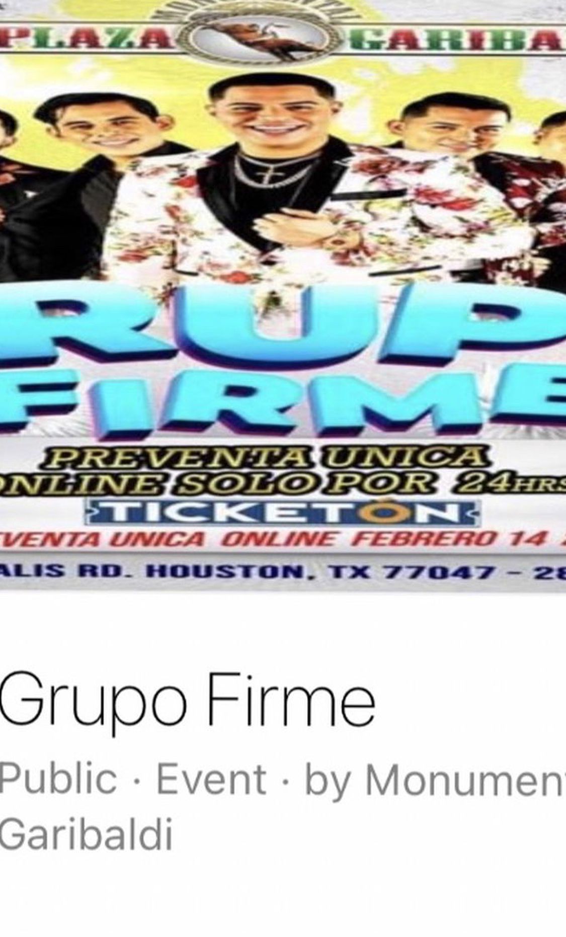 Grupo Firme: Houston Tx April 24