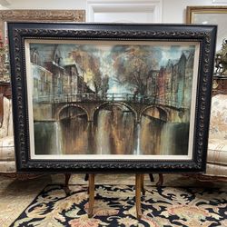 Gorgeous Oil Painting Titled “Amsterdam”🌷   