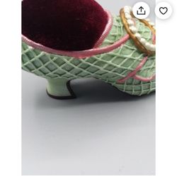 Russ Berrie Sculpstone Shoe Pincushion 