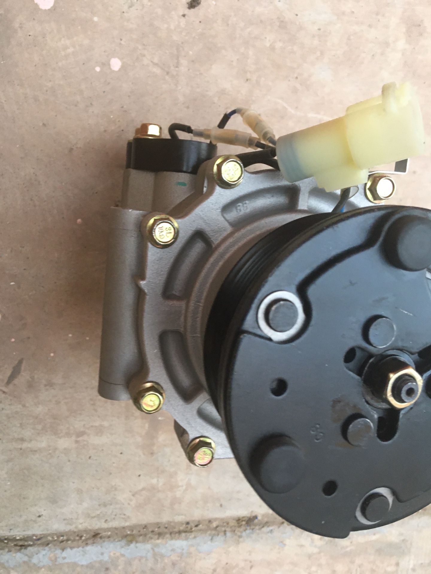 AC Compressor and drier assy-NEW DENSO Sigma JP 14-002NEW/20150708