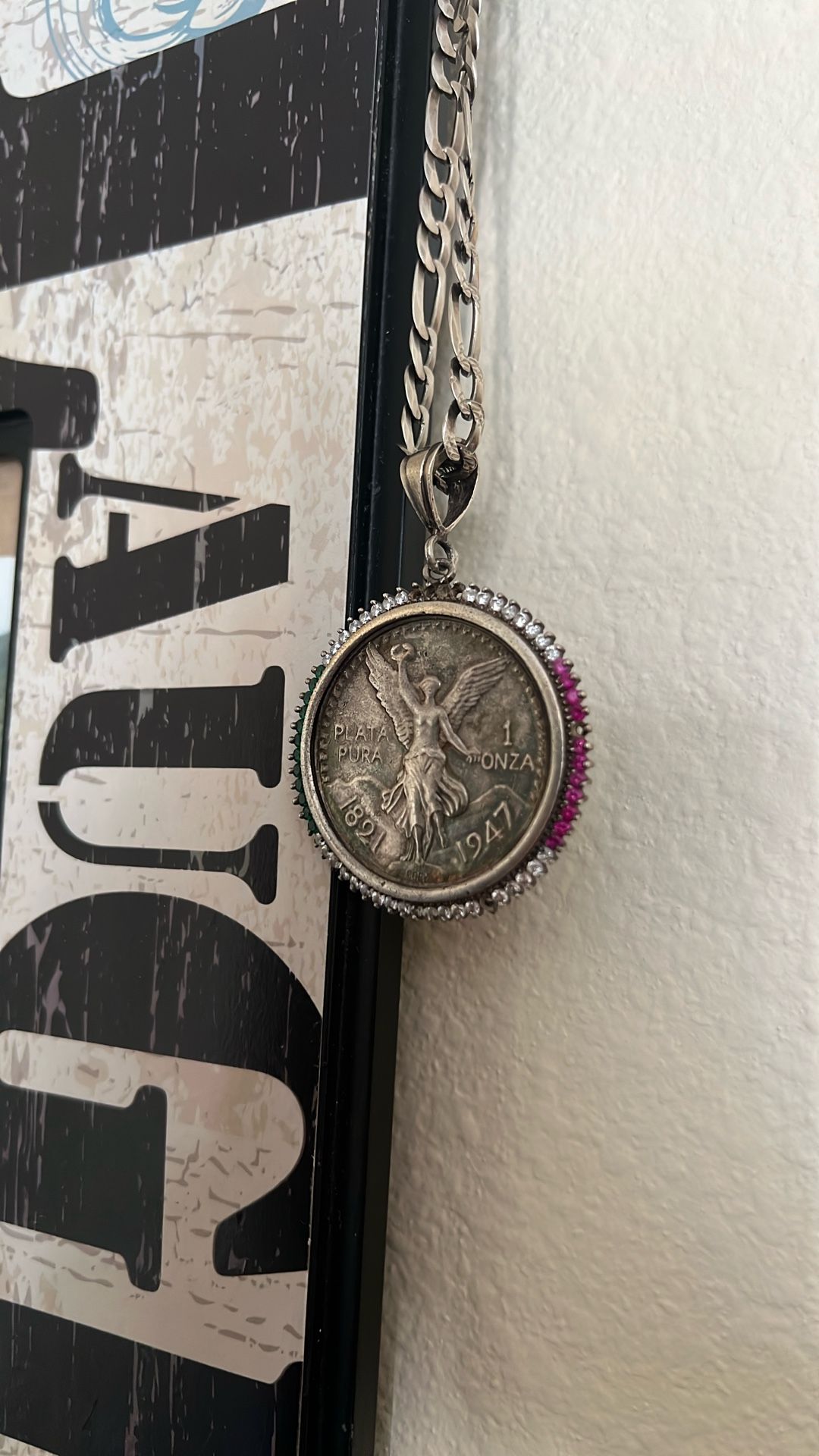 Silver sentenario chain